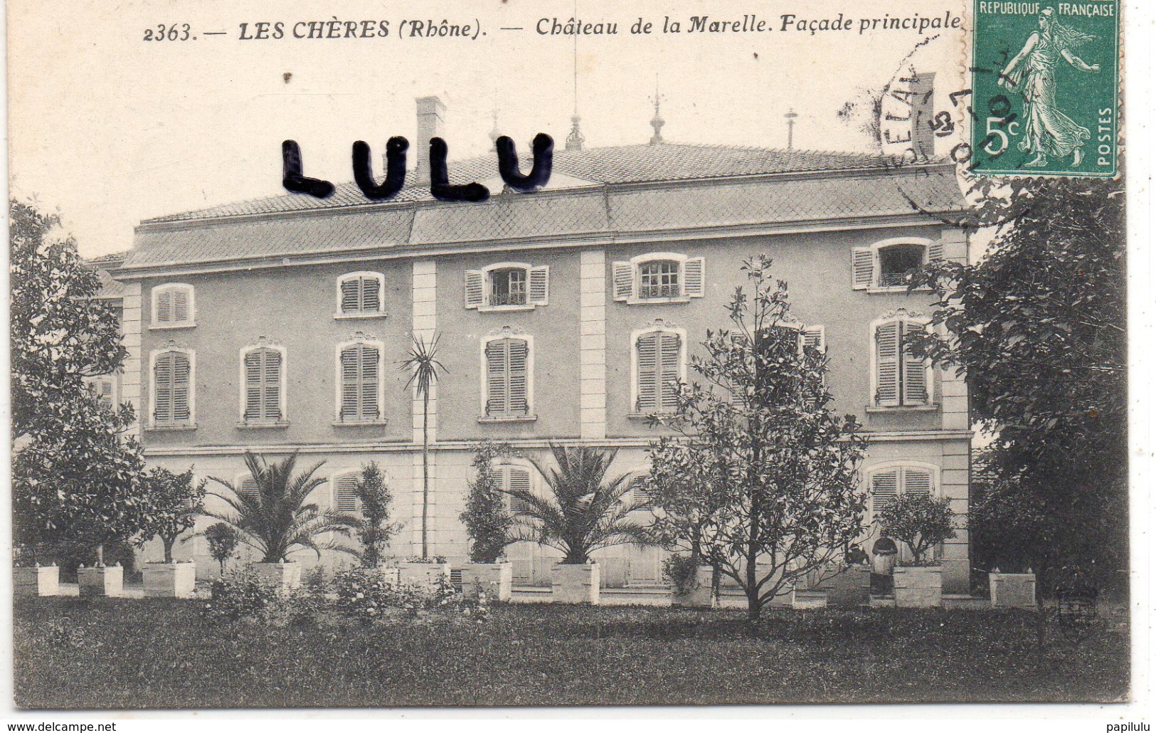 DEPT 69 : Les Chères , Chateau De Marelle, Facade Principale - Autres & Non Classés