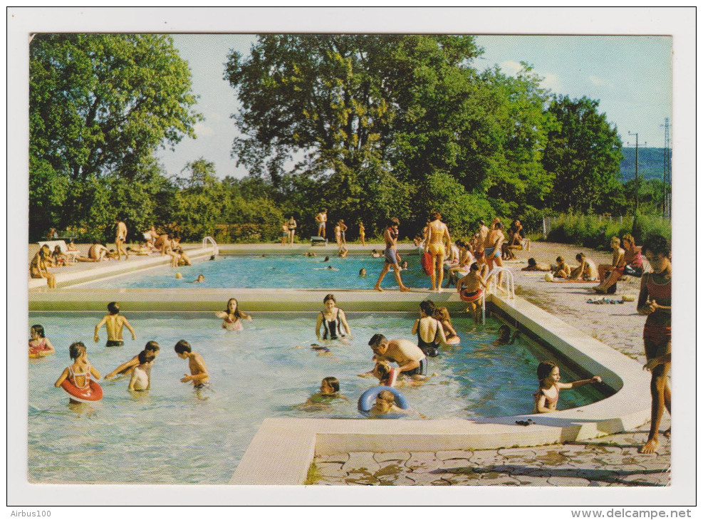 46 - VAYRAC EN QUERCY LA PISCINE - PHOTO VEYSSIERE - 1973 - FLAMME BRIVE - 2 Scans - Vayrac