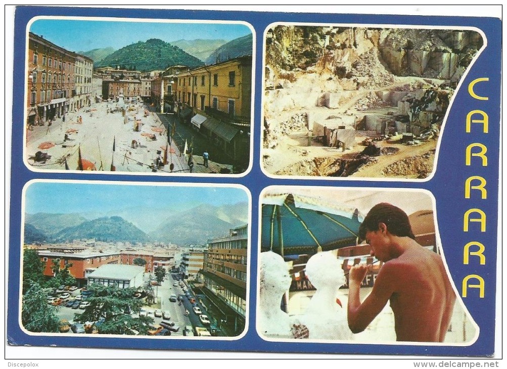 R2127 Carrara - Panorama Vedute Multipla / Viaggiata 1984 - Carrara