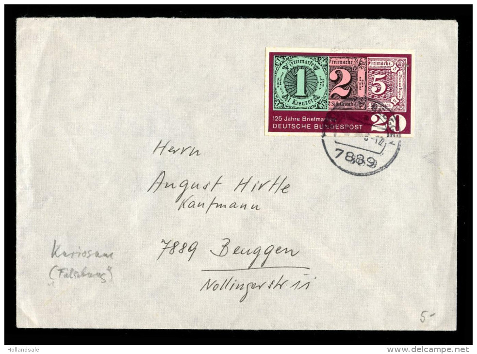 GERMANY - 1965 Cover Sent To Bruggen. Franked With IMPERFORATED MICHEL #482, SCOTT #933 - Lettres & Documents