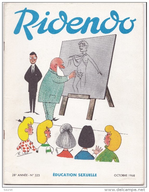 RIDENDO  N° 323 . Revue Medicale Humoristique Illustrée. EDUCATION SEXUELLE - Médecine & Santé