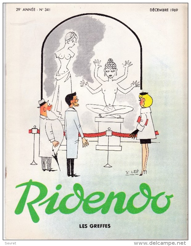 RIDENDO  N° 341 . Revue Humoristique Médicale Illustrée.- LES GREFFES - Medicina & Salute
