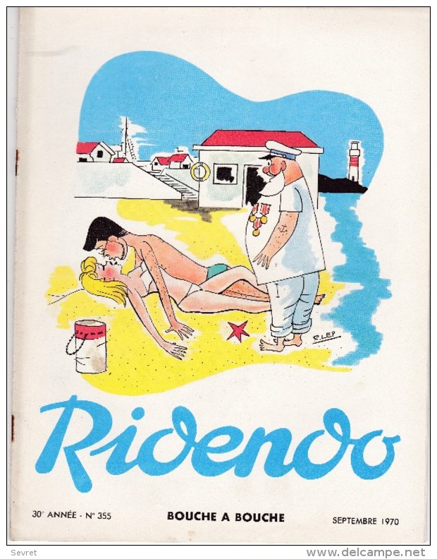 RIDENDO  N° 355 . Revue Humoristique Médicale Illustrée.- BOUCHE A BOUCHE - Medicina & Salud