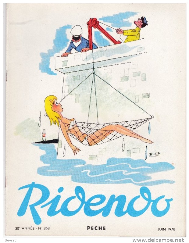 RIDENDO  N° 353 . Revue Humoristique Médicale Illustrée.- PÊCHE - Médecine & Santé