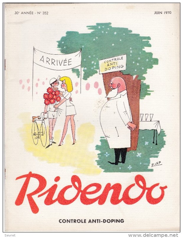 RIDENDO  N° 352 . Revue Humoristique Médicale Illustrée.- CONTROLE ANTI-DOPING - Medicina & Salud