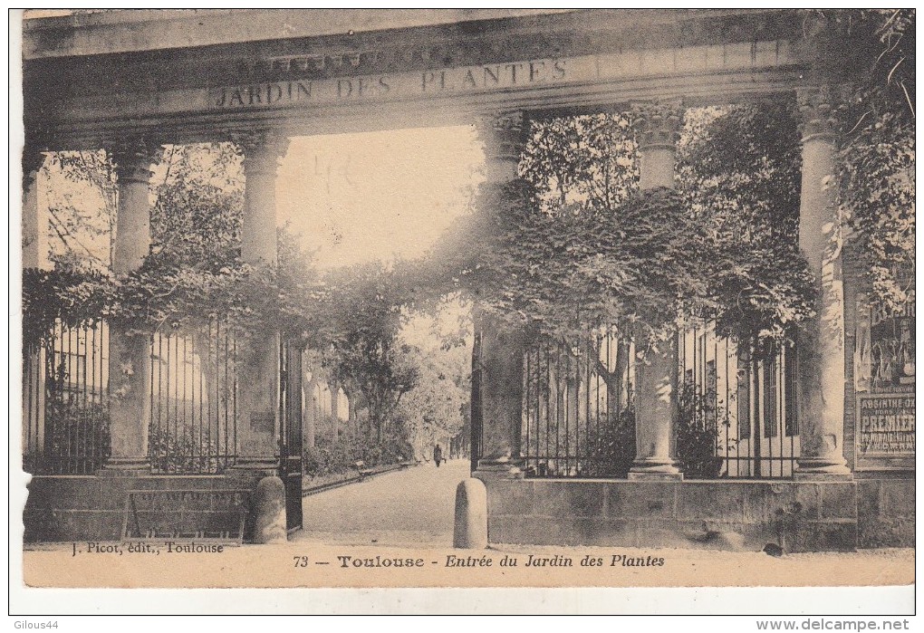 Toulouse   Entree Du Jardin Des Plantes - Toulouse