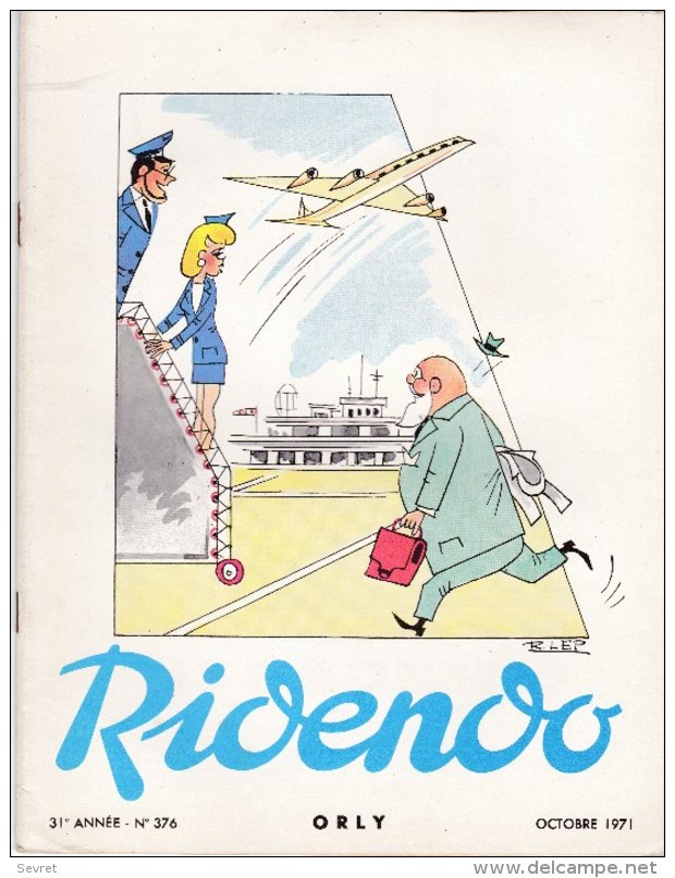 RIDENDO  N° 376 . Revue Humoristique Médicale Illustrée.- ORLY - Médecine & Santé