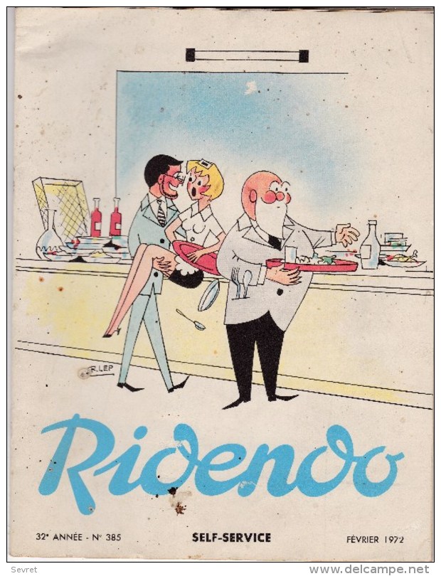 RIDENDO  N° 385 . Revue Médicale Humoristique Illustrée.  SELF-SERVICE - Medicine & Health