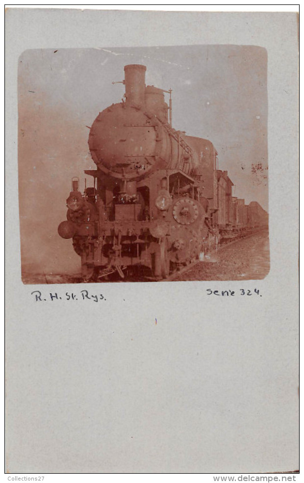 LOCOMOTIVE- CARTE PHOTO- CHEMIN DE FER DE L'ETAT HONGRIE - Autres & Non Classés