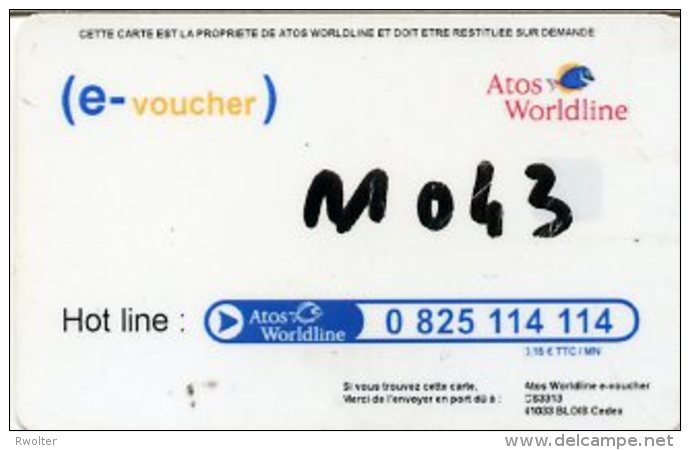 @+ Carte à Puce Telephone - E-voucher - Atos Worldline - Femme (France) - Autres & Non Classés