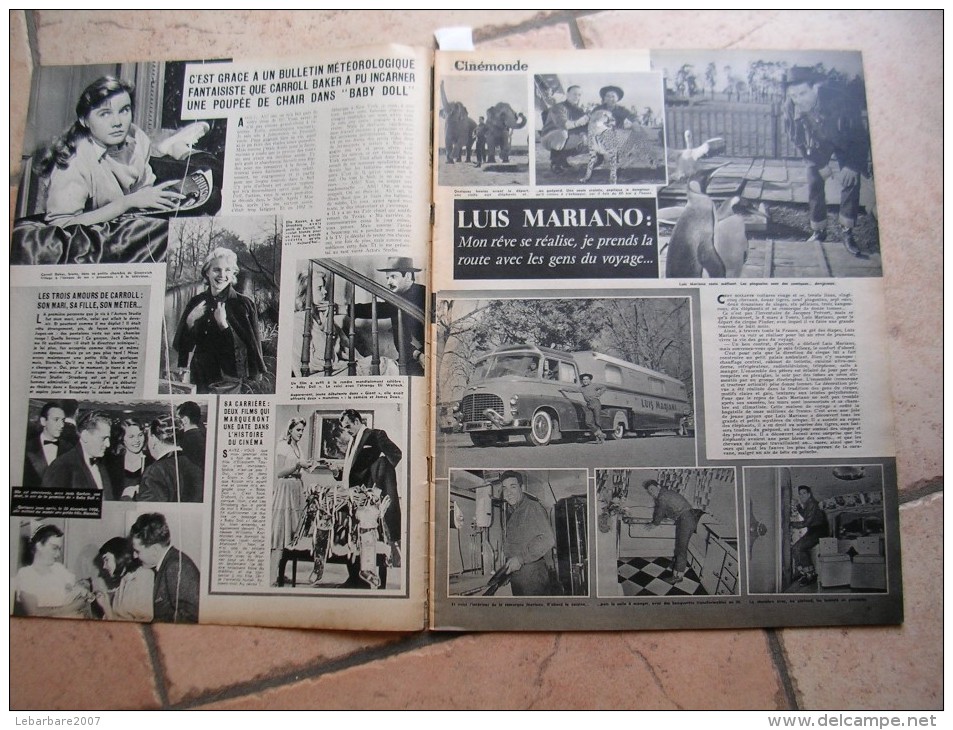 CINEMONDE N° 1179 ( MARS 1957 ) FRANCOISE ARNOUL - LUIS MARIANO - JAMES DEAN - GERARD PHILIPE - Cinéma