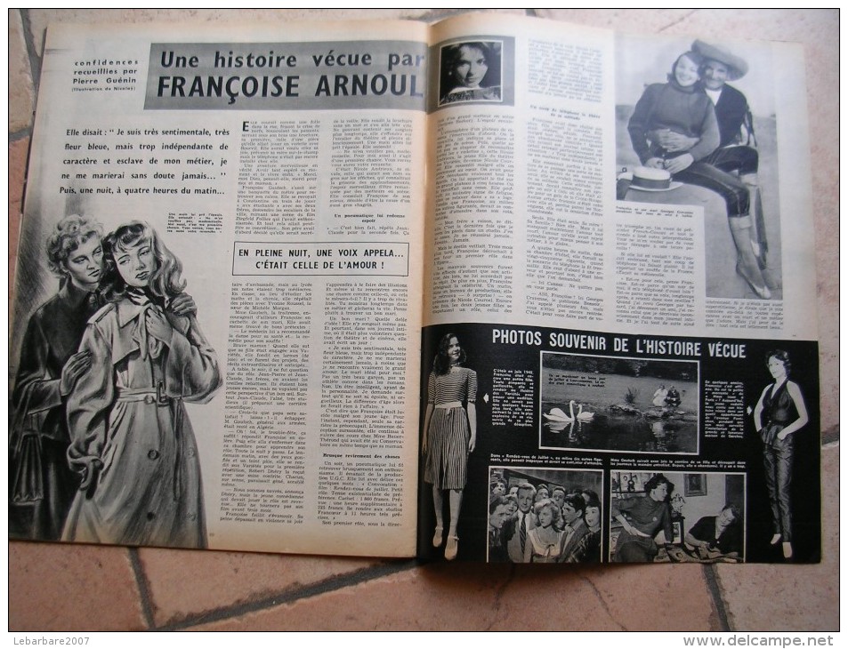 CINEMONDE N° 1179 ( MARS 1957 ) FRANCOISE ARNOUL - LUIS MARIANO - JAMES DEAN - GERARD PHILIPE - Cinéma