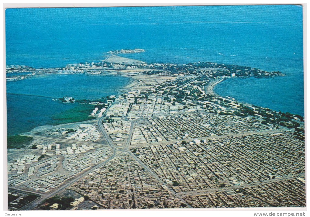 AFRIQUE,AFRICA,AFRIKA,ex Colonie,DJIBOUTI ,JABUUTI,vue Aerienne Superbe - Djibouti