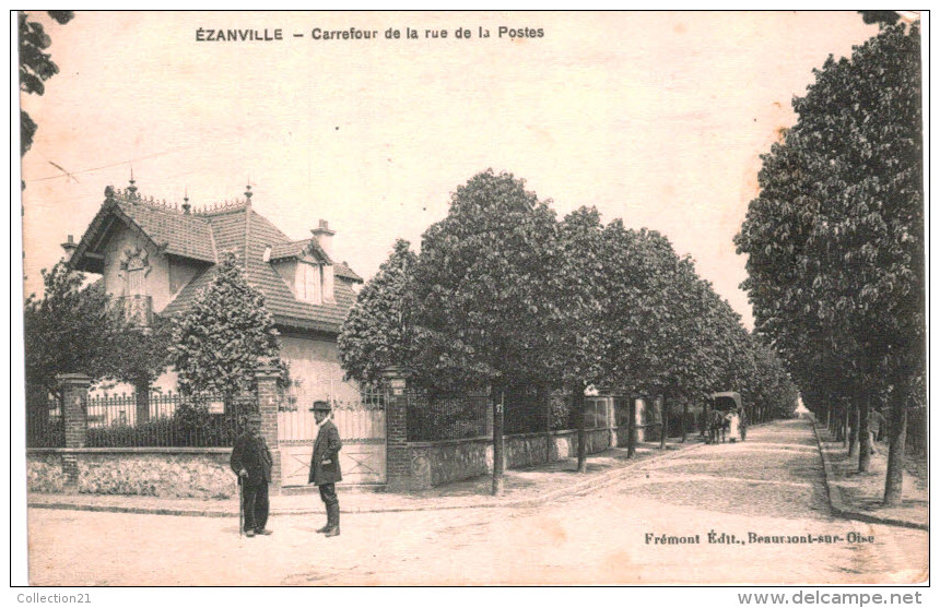 EZANVILLE .... CARREFOUR DE LA RUE DE LA POSTE - Ezanville