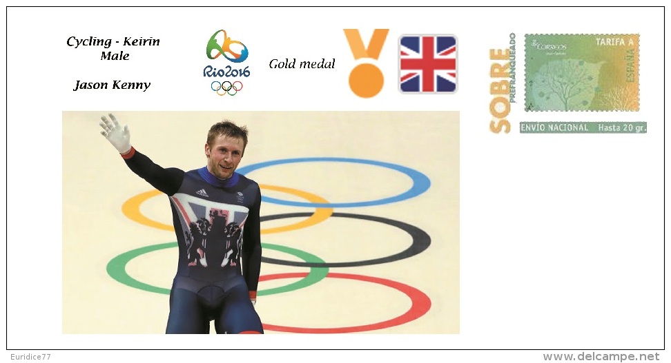 Spain 2016 - Olympic Games Rio 2016 - Gold Medal Ciclyng Male Great Britain Cover - Otros & Sin Clasificación