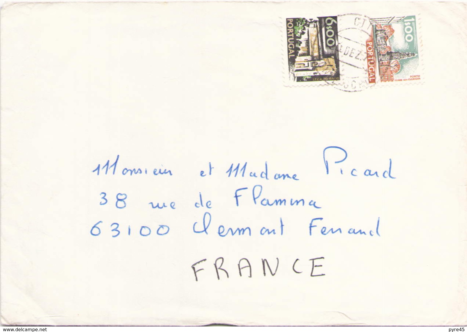 Enveloppe De 1976 Pour Clermont Ferrand - Lettres & Documents