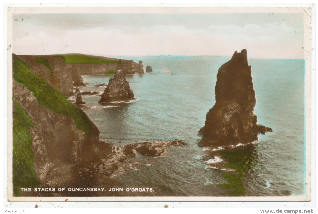 The Stacks Of Duncansbay, John O'Groats, 1948 Postcard - Caithness