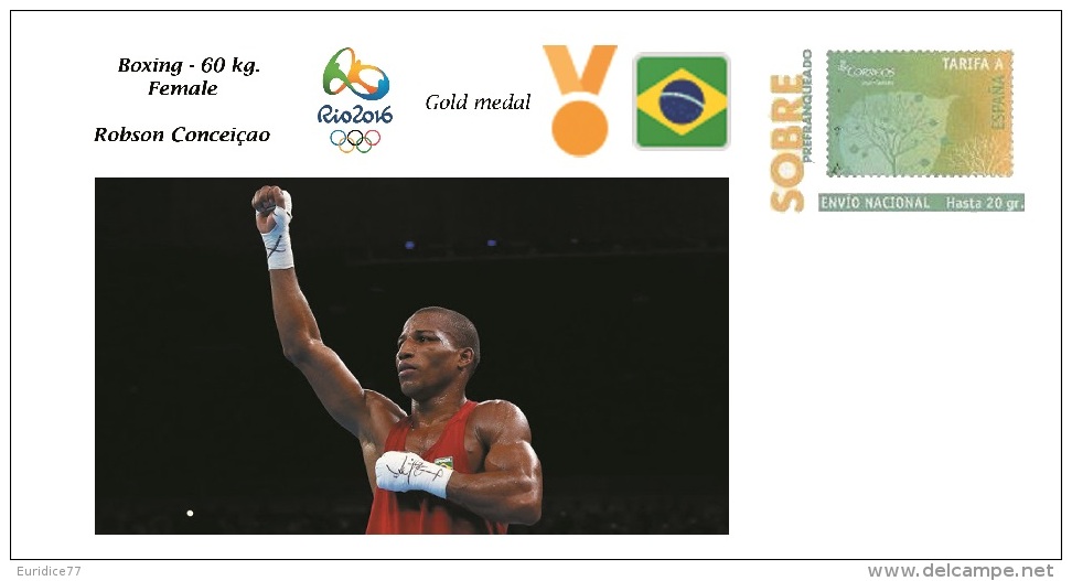 Spain 2016 - Olympic Games Rio 2016 - Gold Medal Boxing Male Brazil Cover - Otros & Sin Clasificación