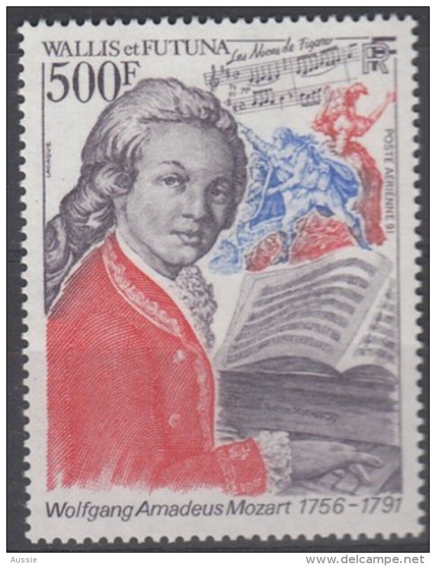 Wallis Et Futuna 1991 Yvertn° LP PA 172 ***  MNH Cote 16 Euro Mozart - Neufs