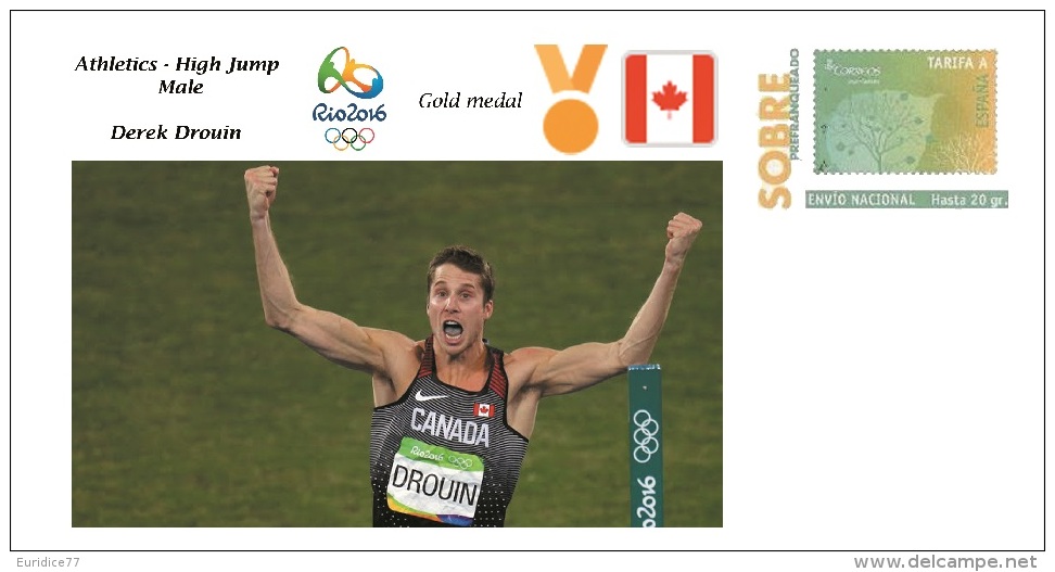 Spain 2016 - Olympic Games Rio 2016 - Gold Medal Athletics Male Canada Cover - Otros & Sin Clasificación