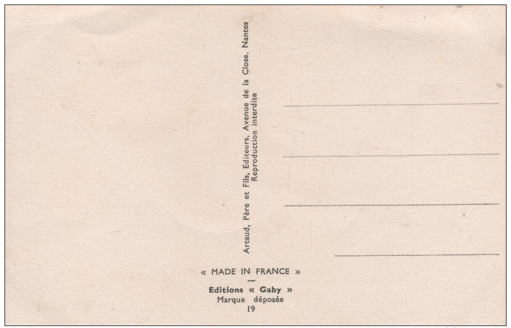 ILU008 CPA - LE BAIN ANNUEL EDITIONS GABY  19 - 1900-1949