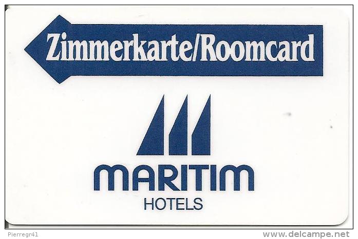 CLE-HOTEL-MAGNETIQUE-ALLEMAGNE-MARITIM HOTELS-TBE - Clés D'hôtel