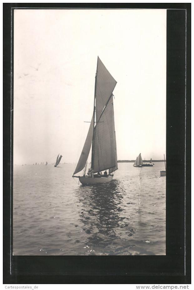 AK Stockholm, Olympiade 1912, Segelboot Nurdug II In Fahrt, Segelsport - Zeilen