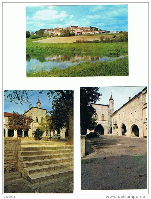 N   LOT DE 6 CARTES DE MONFLANQUIN  *****       A  SAISIR    **** - Monflanquin