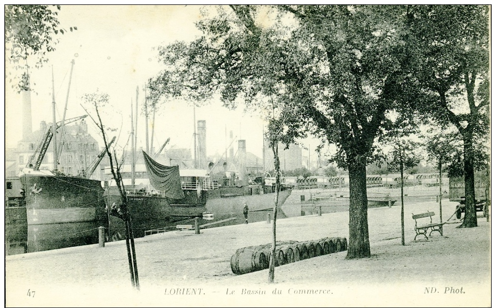 56-LORIENT-le Bassin Du Commerce - Lorient