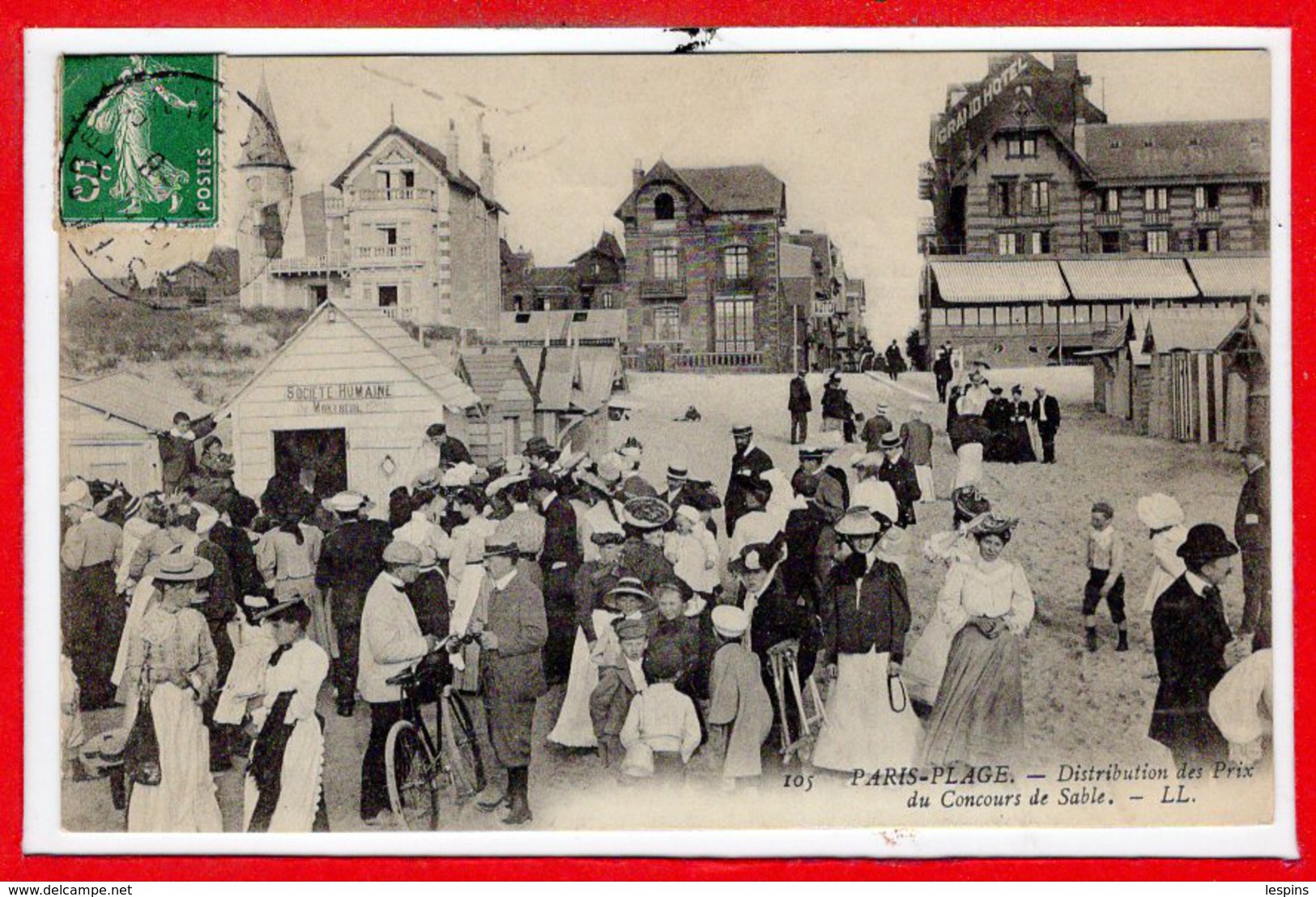 62 - Le TOUQUET - PARIS PLAGE --  Distribution De Prix Du Concours De Sable - Le Touquet