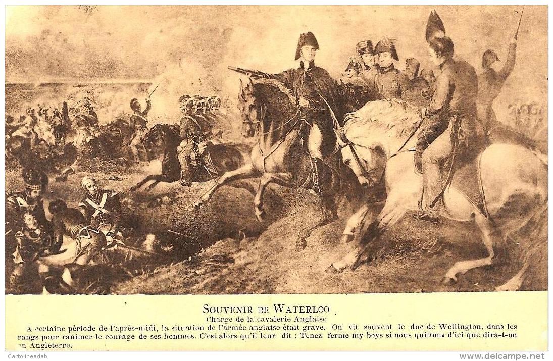 [DC3175] CPA - SOUVENIR DE WATERLOO - Viaggiata - Old Postcard - Waterloo