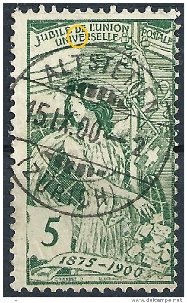 UPU 77B, 5 Rp.grün  ALTSTETTEN (ZÜRICH)           1900 - Gebraucht