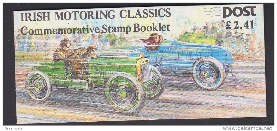 Ireland 1989 Irish Motoring Classics Booklet ** Mnh (31792) - Blocchi & Foglietti