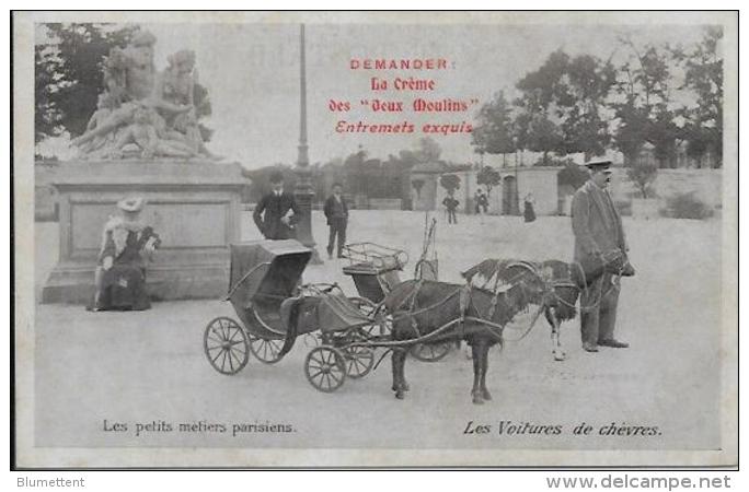 CPA  LES PETITS METIERS PARISIENS  Editeur LAAS & PECAUD Publicité Publicitaire Non Circulé Chèvres - Petits Métiers à Paris