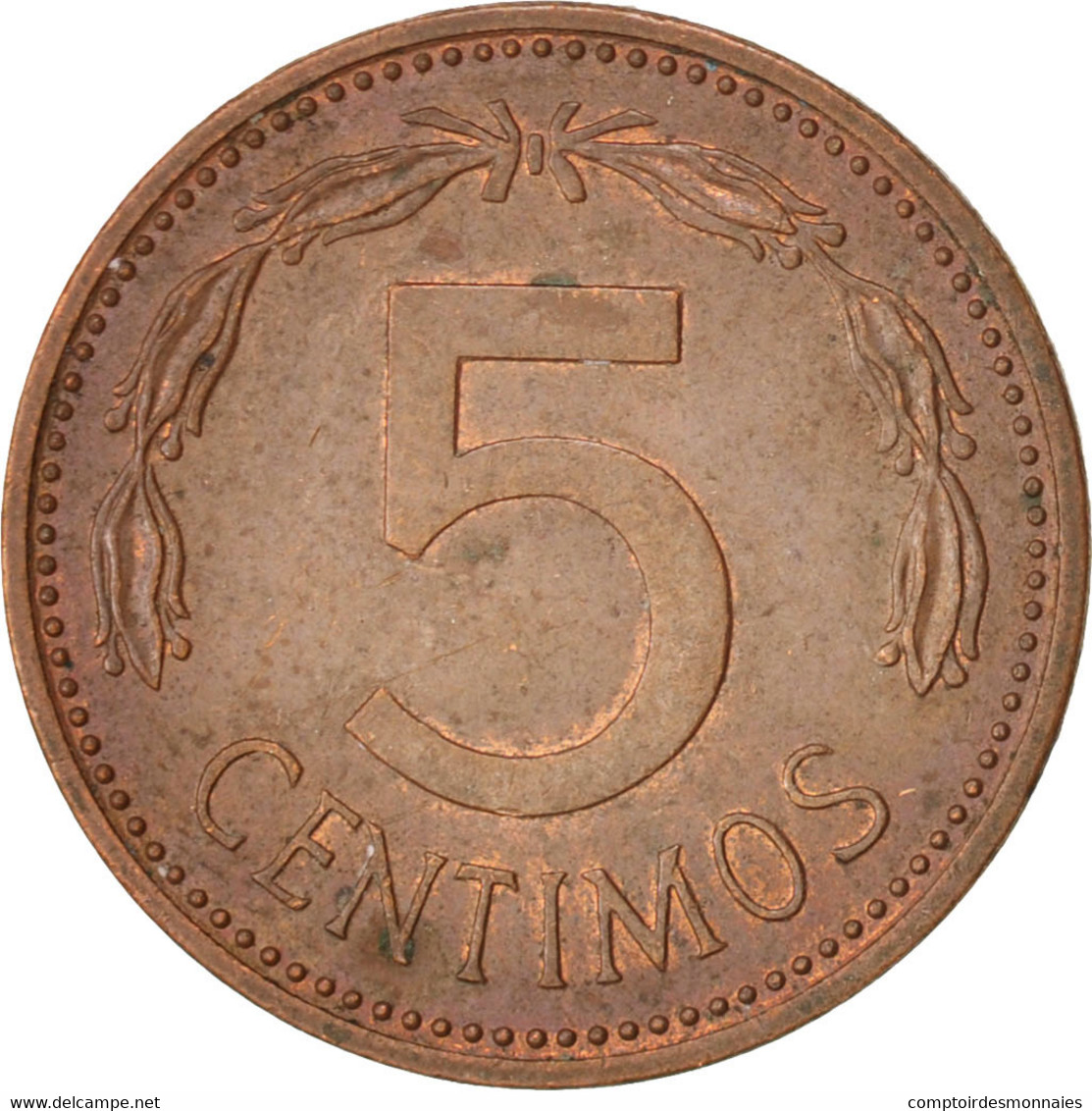 Monnaie, Venezuela, 5 Centimos, 1977, TTB+, Copper Clad Steel, KM:49 - Venezuela