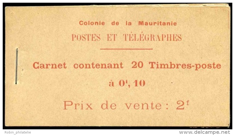 N°21 Marchands 10c Carnet De 20 Timbres (g. Coloniale)   Qualité:** Cote:900&euro; - Altri & Non Classificati