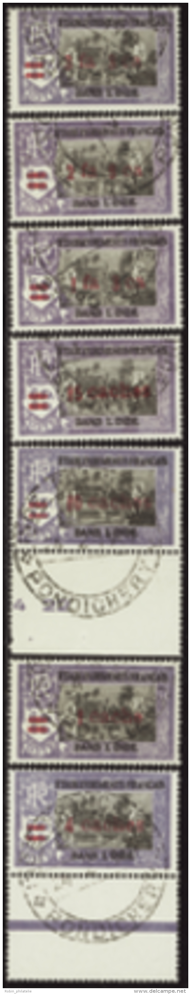 N°191 /197 Sans France Libre Ni Croix De Lorraine 7 Vals TB   Qualité:OBL Cote:125&euro; - Other & Unclassified