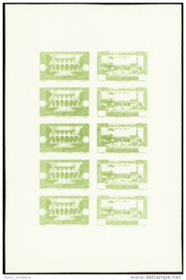 N°187 + PA 85 Feuillet Gommé De 10 Timbres En Vert   Qualité:** Cote:.....&euro; - Altri & Non Classificati