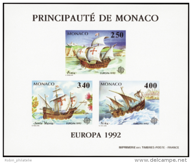 N°19 A Europa 1992 Bloc Non Dentelé   Qualité:** Cote:230&euro; - Autres & Non Classés