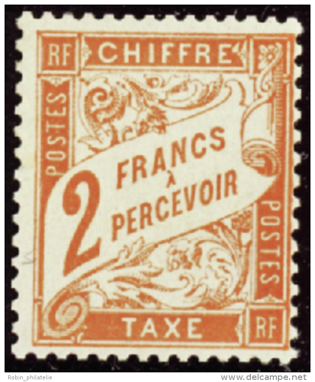 N°41 2f Rouge-orange   Qualité:** Cote:750&euro; - Altri & Non Classificati