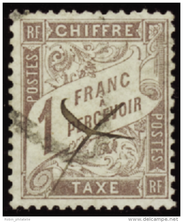 N°25 1f Marron TB   Qualité:OBL Cote:125&euro; - Altri & Non Classificati