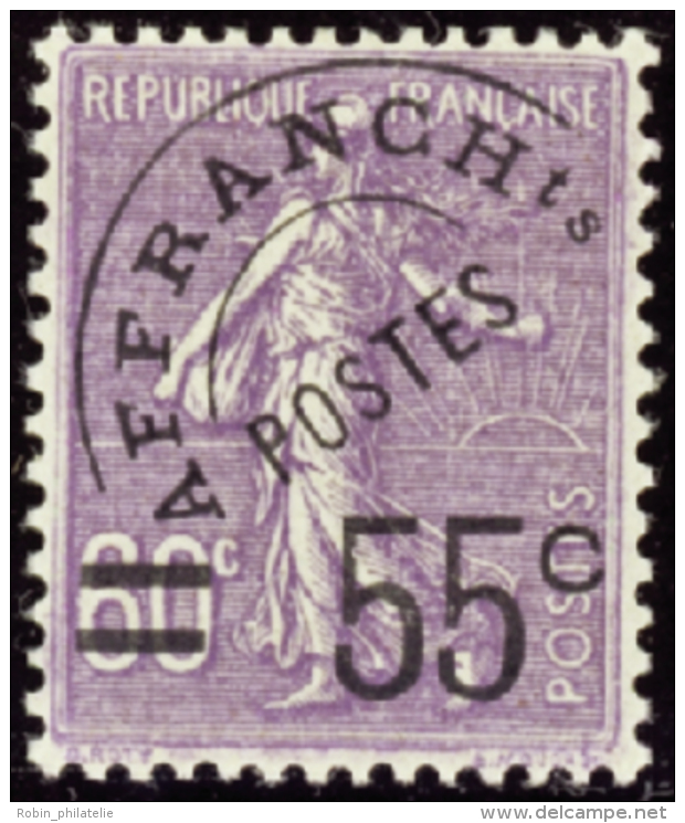 N°47 55c Sur 60c Semeuse Violet   Qualité:** Cote:350&euro; - Autres & Non Classés