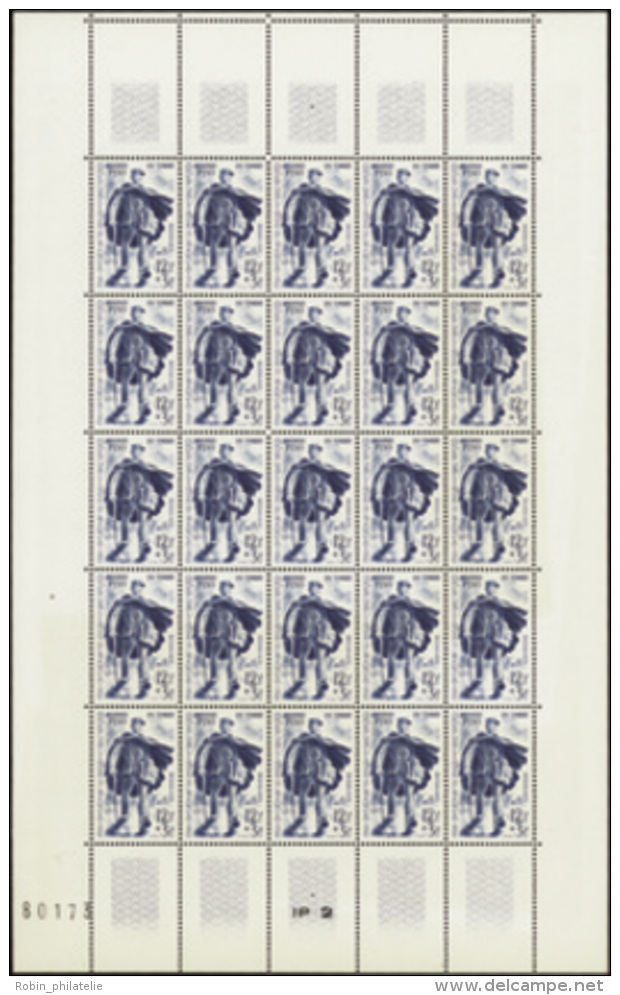 N°863 Journée Du Timbres 1950 Feuille De 25 Timbres   Qualité:** Cote:115&euro; - Altri & Non Classificati