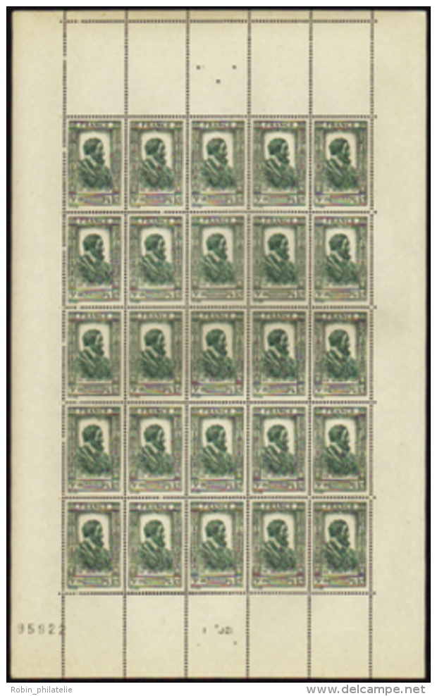 N°587 /592 Personnages Célèbres 6 Feuilles De 25 Timbres   Qualité:** Cote:375&euro; - Other & Unclassified