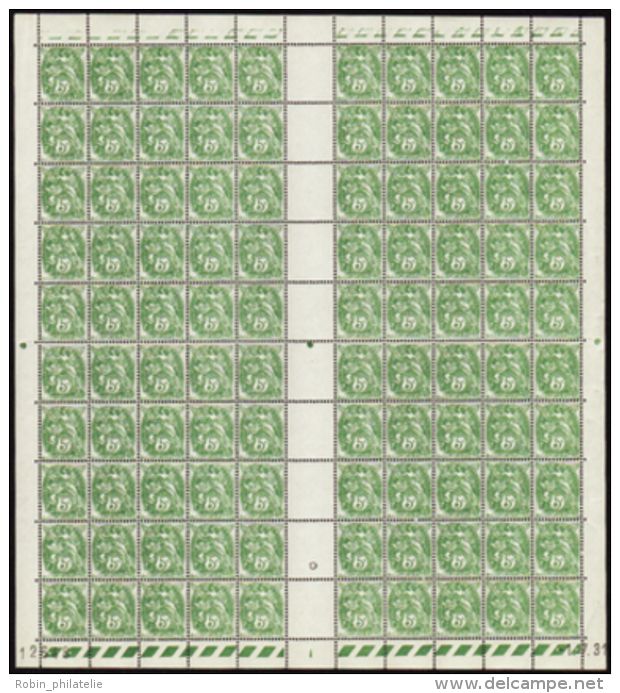 N°111 5c Blanc Feuille De 100 Timbres CD 1-7-31   Qualité:** Cote:500&euro; - Other & Unclassified