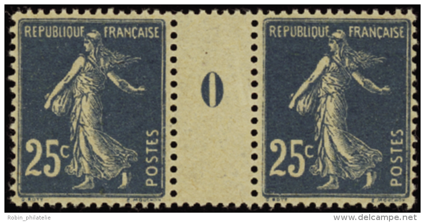 N°140 25c Semeuse Bleu Millésime 0 GC   Qualité:** Cote:.....&euro; - Altri & Non Classificati