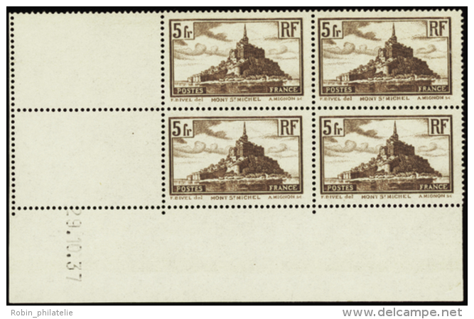 N°260 5f Mont Saint Michel 29-10-37   Qualité:** Cote:210&euro; - Altri & Non Classificati