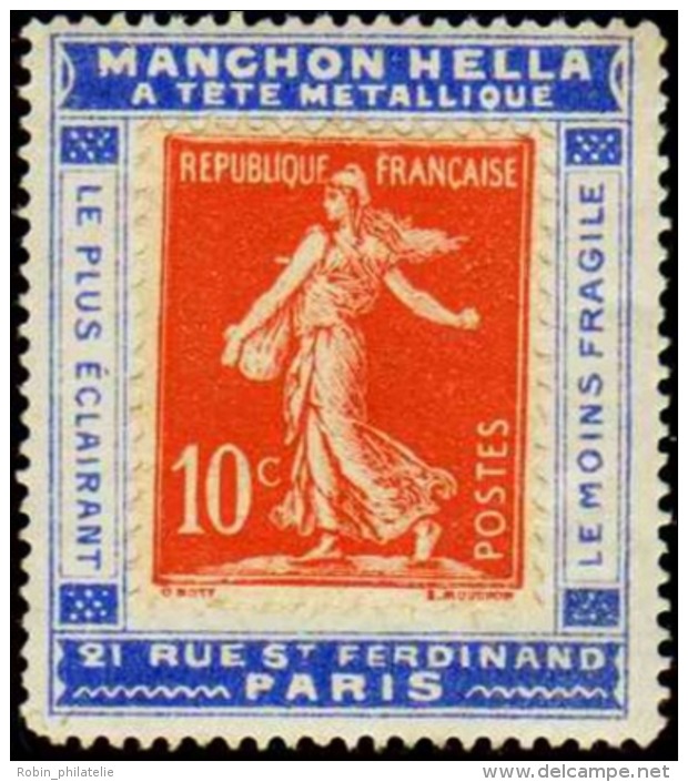 N°134 10c Semeuse Mouchon Hella   Qualité: Cote:.....&euro; - Altri & Non Classificati