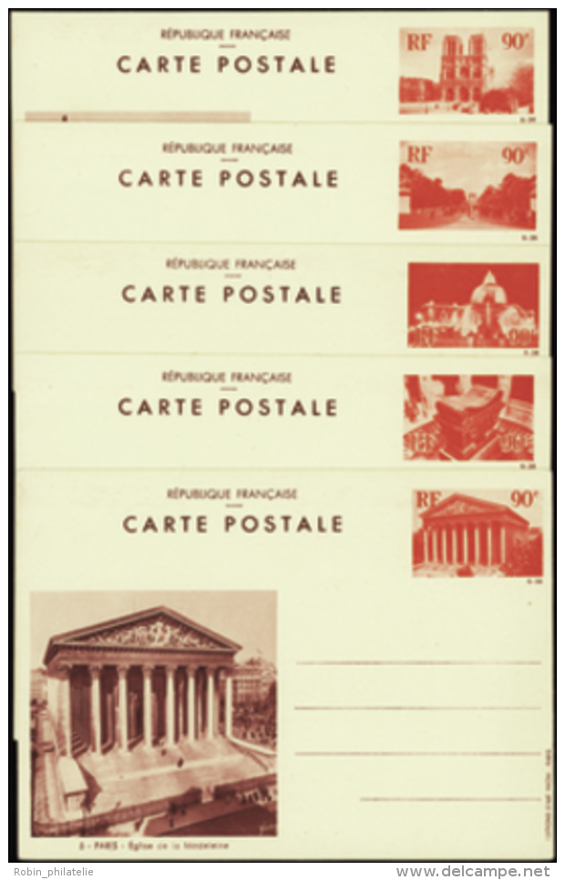 N°2 Série De 5 Cartes Avec République Française"  " Qualité: Cote:210&euro; - Other & Unclassified