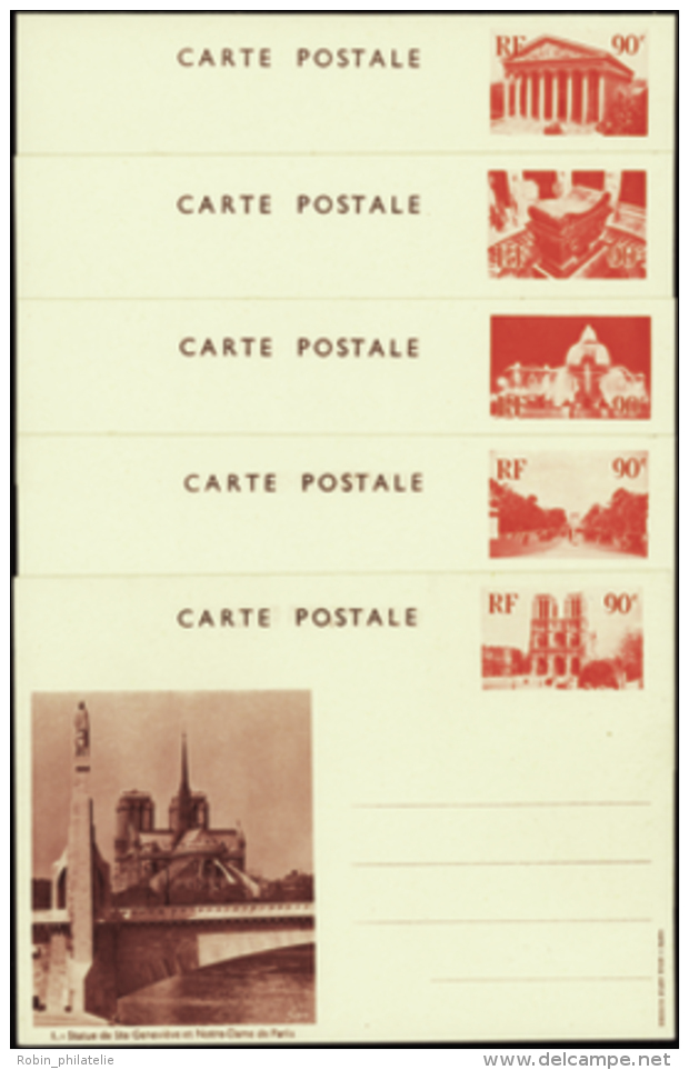 N°1 Série De 5 Cartes Sans République Française"  " Qualité: Cote:115&euro; - Altri & Non Classificati